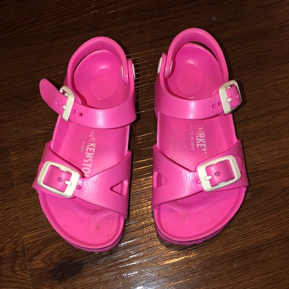 girls plastic birkenstocks